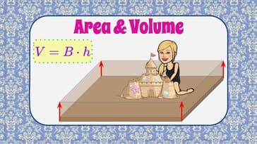 Area and Volume of a Prism