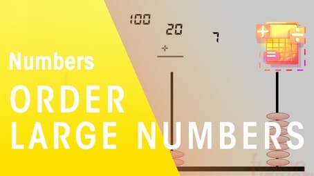 Learn How To Order Large Numbers Using Place Value