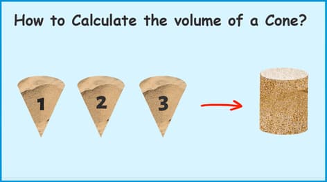 Dyslexic Friendly Quick Guide to Cone Volume Calculation Using Cylinder Formula
