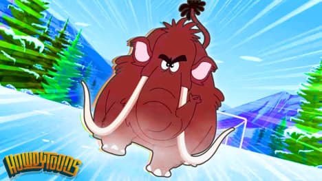 Five Woolly Mammoths