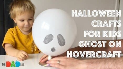 DIY Halloween Craft: Ghost on Hovercraft