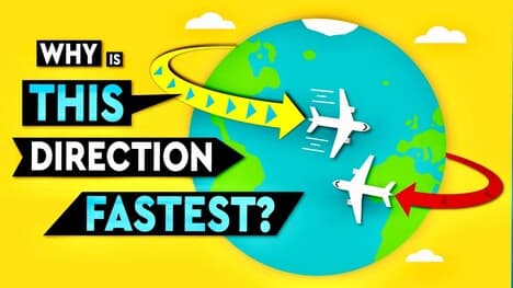 What's The Fastest Direction To Fly Around The World