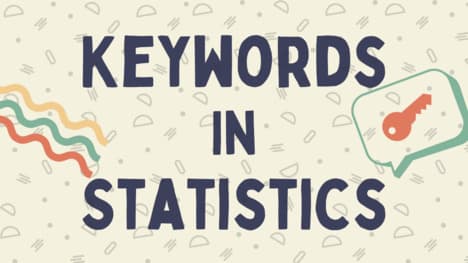 Keywords Used in Statistics