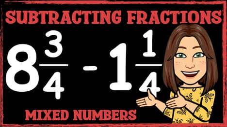 Subtracting Mixed Numbers: A Step-by-Step Guide