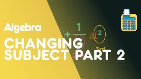 Rearranging Formulae Where Subject Appears Twice