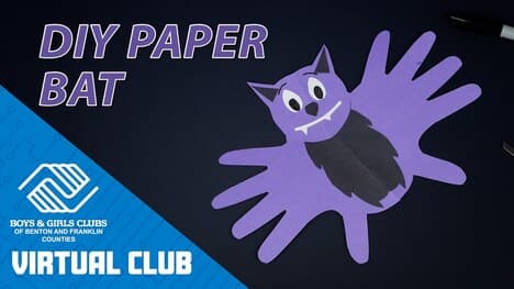Halloween Craft Project: How To Make A Paper Bat