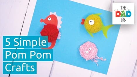 5 Cute Pom Poms Crafts