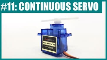 Continuous Rotation Servo Motors and Arduino