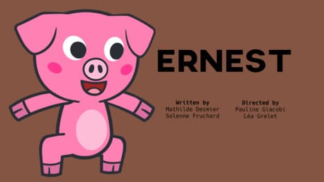 Sing with Ernest the little piggy