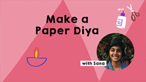 Paper Diya Craft