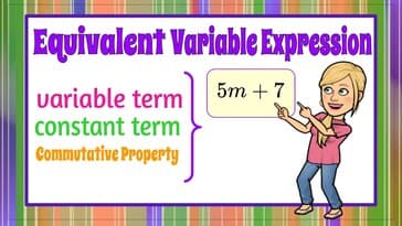 Equivalent Expressions & The Commutative Property | 6.EE.A.4