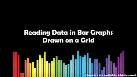Reading Data in Bar Graphs Drawn on a Grid