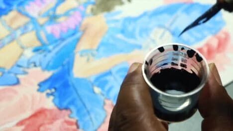 CARNIVAL! Watercolour time lapse - White Nights palette & Pentel Aquash brush