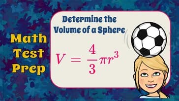 Determine the Volume of a Sphere