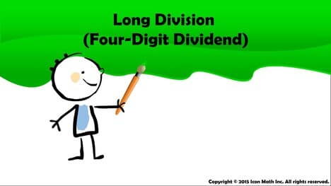 Long Division (Four-Digit Dividend)