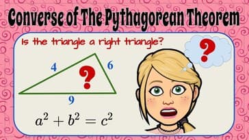 Using the Converse of the Pythagorean Theorem