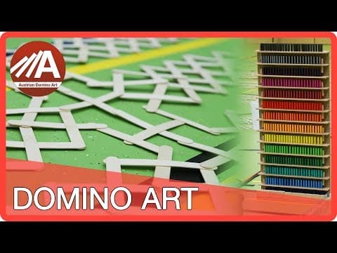 Guinness World Record – The largest popsicle stick chain reaction