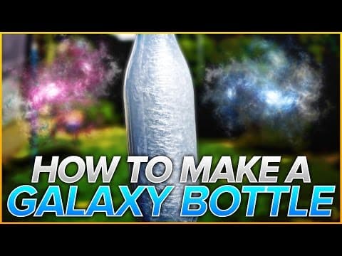 How to make a rheoscopic fluid galaxy bottle