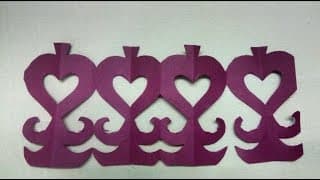 Paper border-design #4 ( paper chain design)
