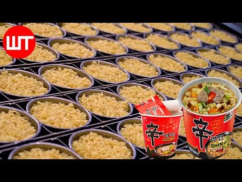 Cup Noodles Factory Process | How Its Made Cup Noodles