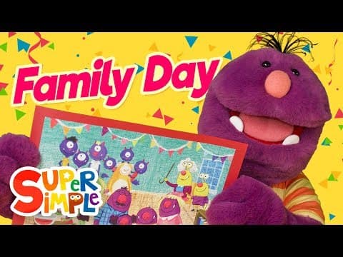 Learn about family with milo the monster - family day