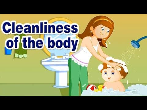 Cleanliness of the body - good habits for kids - good manners for kids in english