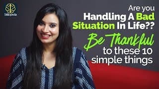 How to stay motivated in TOUGH SITUATION of life? Show Attitude of Gratitude | Self-Improvement