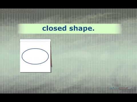 Open and Closed Shapes What's the Difference? Math for Kids