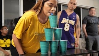 Balloon Pyramid Balloon Cup Stacking Minute to Win It