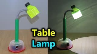How to Make Table Lamp at Home Easy And Simple Two Thousand And Nineteen