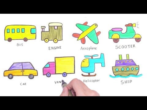 How to draw vehicles drawing for kids | easy step by step drawing for kids