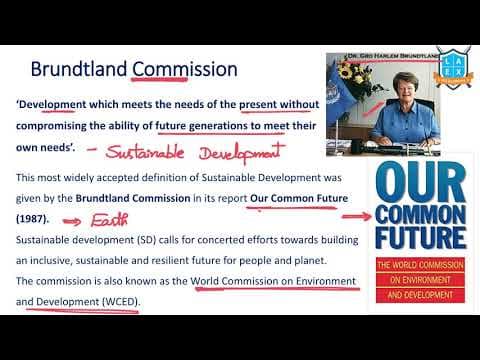 What is Brundtland Commission ? || Brundtland Commission అంటే ఏమిటి?