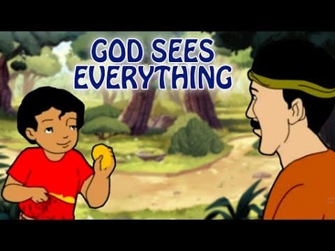 God Sees Everything | Moral Values And Moral Lessons For Kids In English | Cartoon Stories For Kids