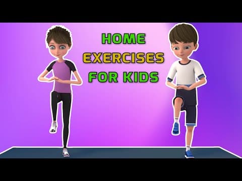 THE BEST EXERCISES FOR KIDS TO DO AT HOME | Kids Exercise