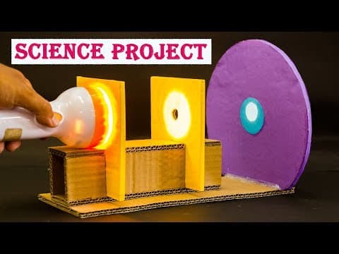 School Science Projects Light travels in a straight Line