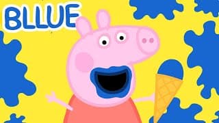 Peppa Pig Learn Colours with Peppa - BLUE | Learning Videos for Toddlers | Learn with Peppa Pig