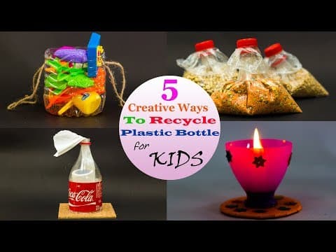 5 Creative Ways to Recycle Plastic Bottles For Kids