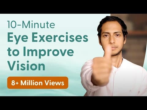10 Minute Eye Exercises to Improve Eyesight | आँखों का नंबर कम करने के लिए व्यायाम