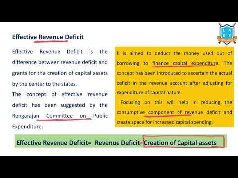 What is Effective Revenue Deficit ? || Effective Revenue Deficit అంటే ఏమిటి?