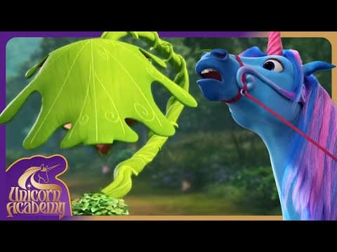 River Takes on Plant Magic but can they Win the Biggest Race?! | Unicorn Academy | Magical Cartoons