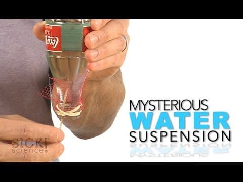 Mysterious Water Suspension - Sick Science