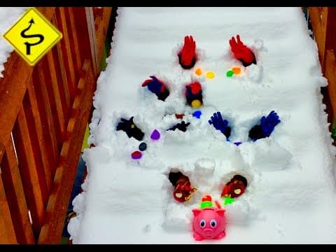 Learn English Colors Super Hero Hands Piggy Bank Coins