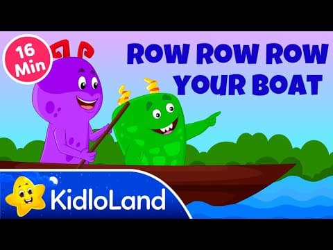 Row Row Row Your Boat - Wheels on The Bus - Twinkle Twinkle Little Star