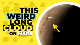 Look At This Weird Long Cloud On Mars