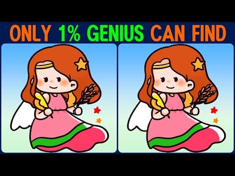 【Find the Difference】 Did you find all the differences? Then you are a genius!