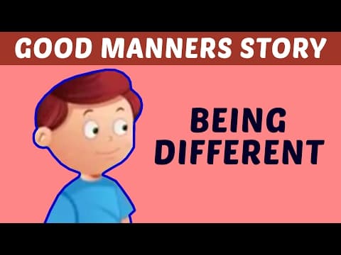 Being Different | Good Manners & Moral Values Stories For Kids | Learn Manners & Good Habits