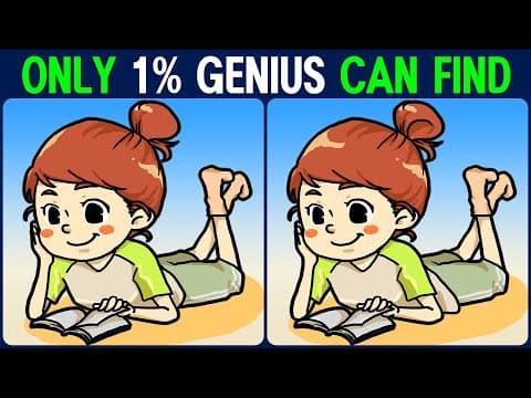 【Find the Difference】 Improve your memory and concentration with fun!