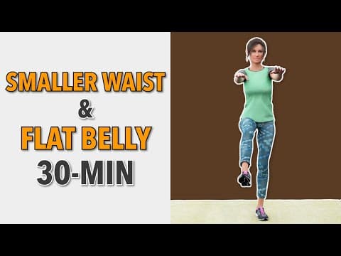 Half An Hour Walking Workout: 30-Min Smaller Waist & Flat Belly Walk