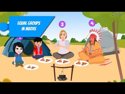 Equal Groups in Maths | Learn Fair Sharing with Fefdy Prime ➗🍎✨