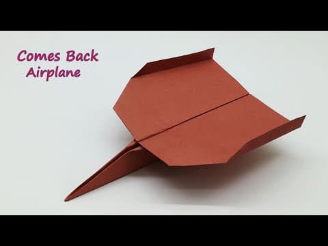 How To Make a Jet Paper Plane That Fly Far - Origami Paper Jet Airplane